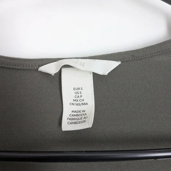 H&M square neck long sleeve tshirt - Picture 3 of 4